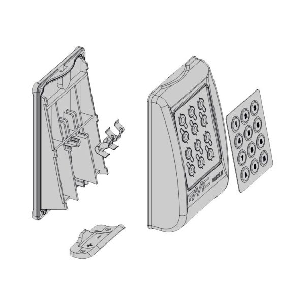 Tastiera Radio Keypad Kit Ricambio Guscio Plastico Plastica FAAC 63000685