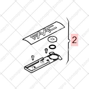 Gruppo Sblocco Superiore Completo Per Motore S418 Handy Ricambio FAAC 63003356