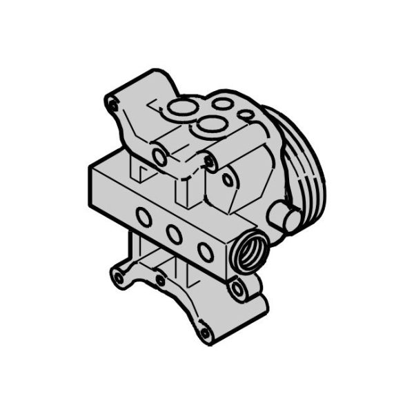 Flangia Distribuzione Per Motore 400 06 Cbc Ricambio Originale FAAC 4994645