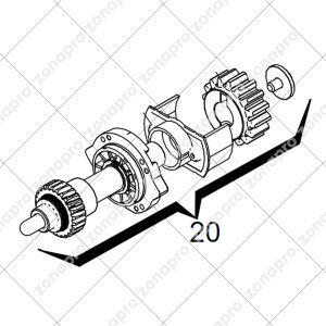 Nuovo Gruppo Albero Lento Per Motore 740 741 DELTA Ricambio FAAC 63000509