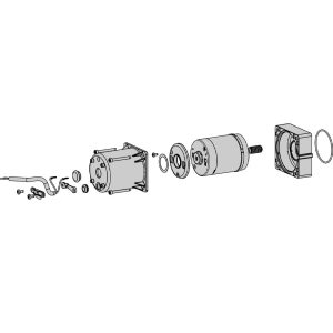 Motore Elettrico Per 390 Trigon 24V Ricambio FAAC GENIUS 63000596