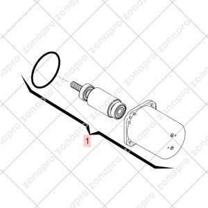 Gruppo Motore Elettrico Statore 770 Roller 230V Ricambio FAAC GENIUS 63003272 6020361