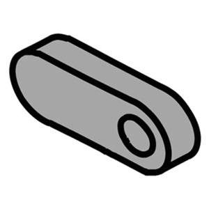 Leva Per Serratura 620 640 Ricambio FAAC 7291025 5PZ