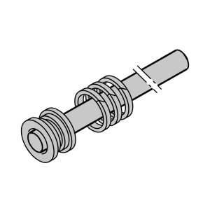 Pistone Ribadito Per Motore 422 Pedonale Ricambio FAAC 4350095 Confezione 2 Pz