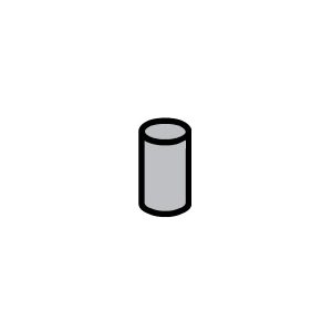 Spina 8 X25 H8 Uni En 22338 Ricambio FAAC 7061035 5PZ