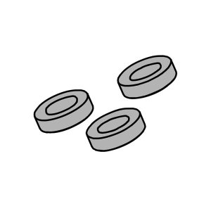 Guarnizione Or 4X2,5(Or 2500400) Ricambio FAAC 7090845 10PZ