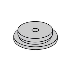 Pistone Attuatore 593 Ricambio FAAC 7350295 Confezione 2PZ