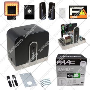 FAAC C720 RAPID KIT SAFE 400 kg 24v 1059995 Automazione Per Cancello Scorrevole