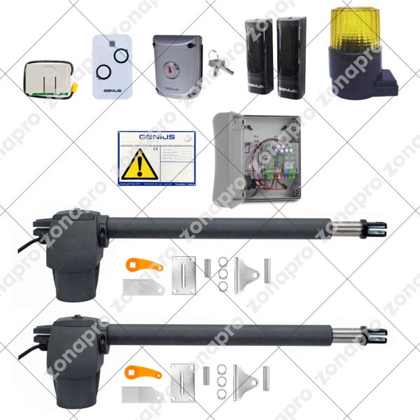 Kit Per Cancelli A Due Ante Battenti GENIUS G-BAT KIT 324 ENV 868 JLC 51701461