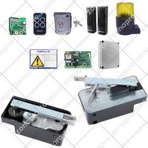 Kit Per Cancelli Due Ante Battenti Interrato GENIUS DIABLO KIT 433MHZ RC 5170206