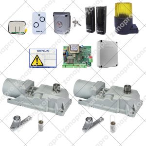 Kit GENIUS FAAC ROLLER 5170207 Automazione Cancello a Battente Motore Interrato