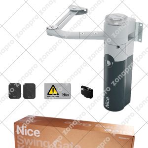Kit Per Cancello a Battente 1 Mono Anta 1,8mt WALKY 1024 BD NICE WALKY1024BDKCE