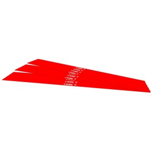 Confezione N. 20 Strisce Rosse Rifrangenti Adesive CAME 001G02809 G02809