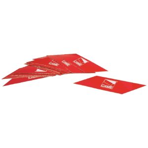 Confezione N. 24 Strisce Rosse Rifrangenti Adesive CAME 001G0461 G0461