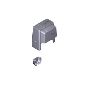 Gruppo Cover Carter Copertura Bx Light Grey Ral 7040 Ricambio CAME 88001-0109