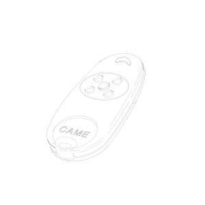 Gusci Trasmettitore Telecomando Radiocomando Top-434Na CAME 88006-0064 5 Pezzi Ricambio
