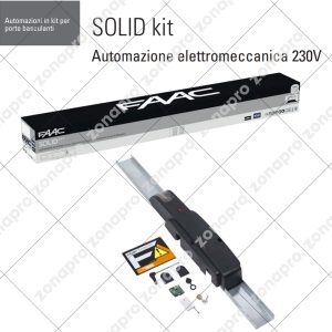 FAAC SOLID KIT 230V 10561644 Automazione Porta Garage Basculante 2,7m 550 ITT