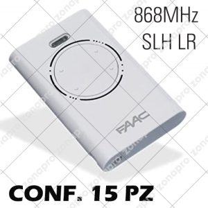 Conf. 15PZ - Trasmittente Telecomando 4 Canali Bianca FAAC XT4 868 SLH LR 787010