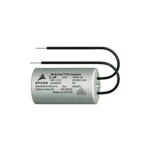 Condensatore Pp 8Uf Mf 400V Recognition Con Cavi Ricambio FAAC 7601355 Conf. 2PZ