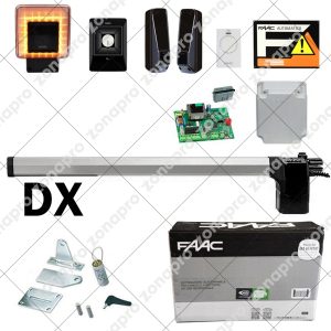 FAAC KIT 412 230V DX 104470 - SX 104471 Automazione Cancello Mono Anta Battente 1,8mt