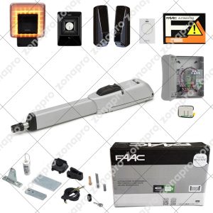 FAAC 415 24V 1044151 KIT Automazione Cancello Battenti Battente 3m Per Anta