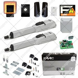 FAAC KIT 415 L 230V 104417 Automazione Cancello a Battenti Battente Max 4mt Anta