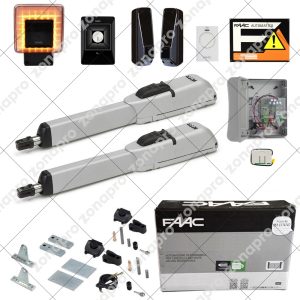 FAAC KIT 415 L 24V 1044171 Automazione Cancello a Battenti Battente Max 4mt Anta