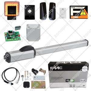 FAAC KIT 422 CBAC 104200 Automazione Cancello a Battente Idraulico 1,8m Per Anta