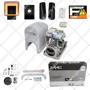 FAAC KIT 24v 391 Automazione Cancello Battenti a Bracci Articolati