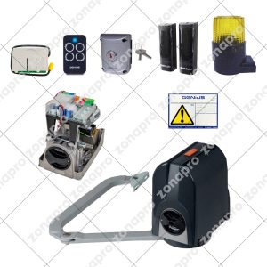 Kit GENIUS FAAC COMPAS Automazione Cancello a Battente Motore Articolato 24V Fuori Produzione