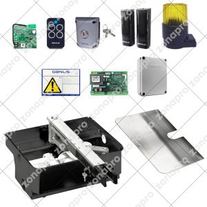 Kit GENIUS FAAC ROLLER 5170208 Con Casse Automazione Cancello Battente Interrato