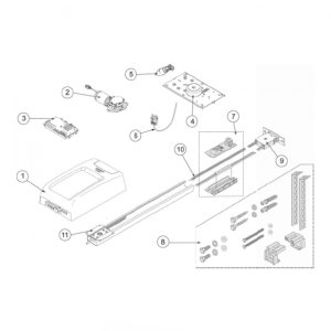 Quadro Centrale Scheda Di Comando Elettrico Per TOP903H Ricambio DITEC ENTREMATIC NC6TP903EL 6TP903EL