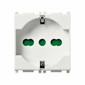 VIMAR 14210 Plana Presa Schuko Universale 10A 16A Bianca Bianco
