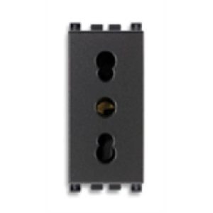 VIMAR 19203 Serie ARKE' - Presa BIipasso 2P+T 16A P17/11 Colore Grigio