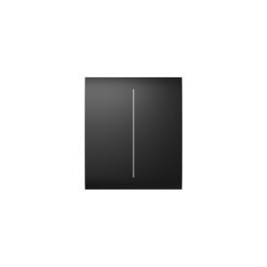 Tasto Per Lightswitch Ajax Centerbutton (2-Gang) Black 52180