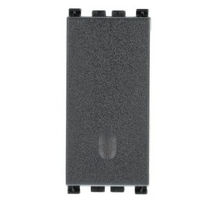 VIMAR 19008 Serie ARKE' Pulsante Unipolare 1 Polo NO 10A Colore Grigio
