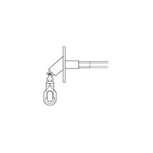 Occhiolo Snodo 90° Zama 22X85 3 Fori Es.7 Lunghezza 310 Mm Per Tenda ALMOT Y260M