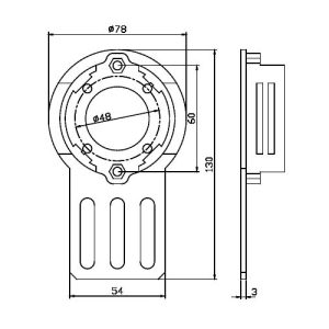 Staffa Standard Regolabile ACM 3085 163531