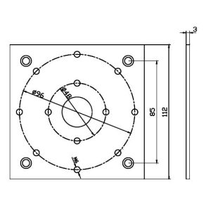 Staffa Da Parete ACM 3089 163522