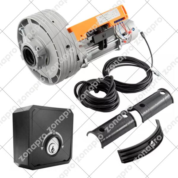 Motore Per Serranda Avvolgibile Garage 180 Kg Elettrofreno - Selettore a Chiave