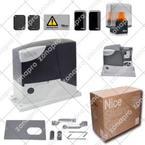 Kit Automazione Motore Per Cancelli Scorrevoli Road NICE RDKCE RD400 400kg 24v RD400KCE