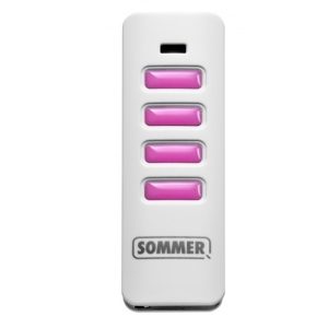 Radiocomando Telecomando 4 Canali SOMMER PEARL BIANCO ROSA 4018V003 FM 868,8 MHz