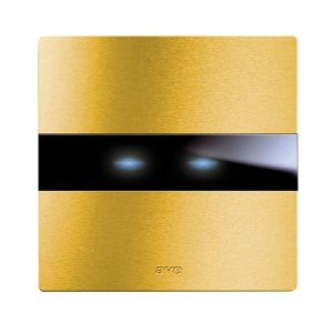 2 Interr. Touch Oro 230V Na 6A 2M AVE BS2TC0122ORO