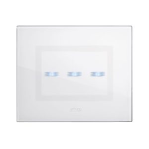3 Interr. Touch Bianco 230V 6A 3M AVE BS2TC013BL