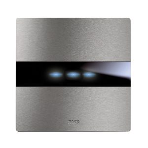 3Interr. Touch Alluminio 230V 6A 3M AVE BS2TC01K3ALS