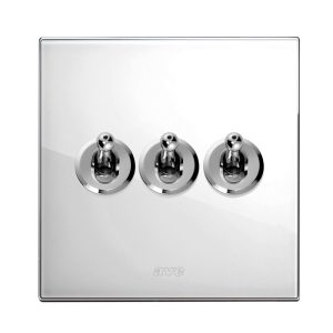 3Dev.Levetta Placca Bianco 98X98 2M AVE BS4002K3BL