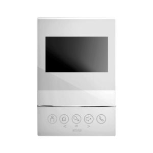 Post. Int Lcd 4,3 Bianco - 2 Fili AVE VI2F-PIT4B