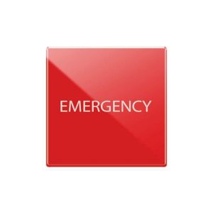 Pulsante Emergen.Na+Nc Rosso S44 2M AVE 442025RS/2