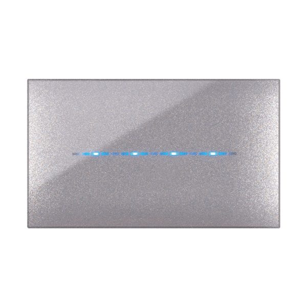 Placca Youngtouch Grigio Metal.4Com AVE 44PJTC4GM