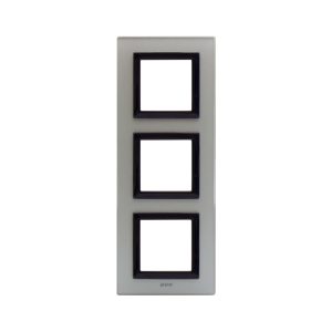 Placca Vera44 Vetro Grigio 2+2+2M AVE 44PV26GO